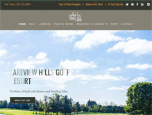 Tablet Screenshot of lakeviewhills.com